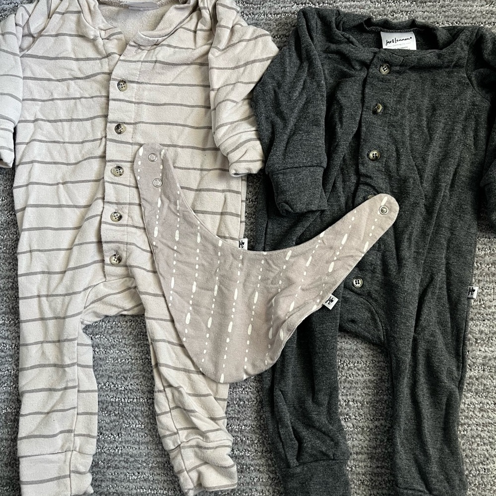 Jax and Lennon rompers